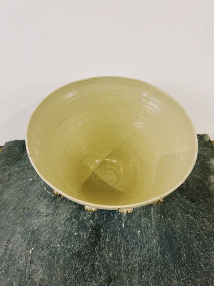 Biscuit Flared Fruit Bowl - double shells - Daisy Witch Club