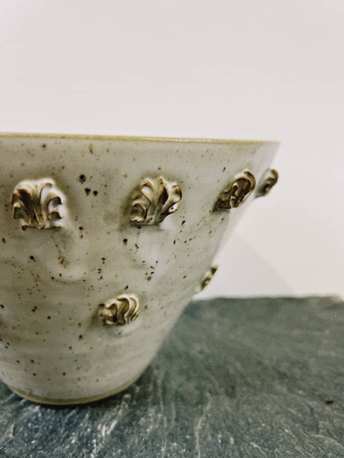 Biscuit Flared Fruit Bowl - double shells - Daisy Witch Club