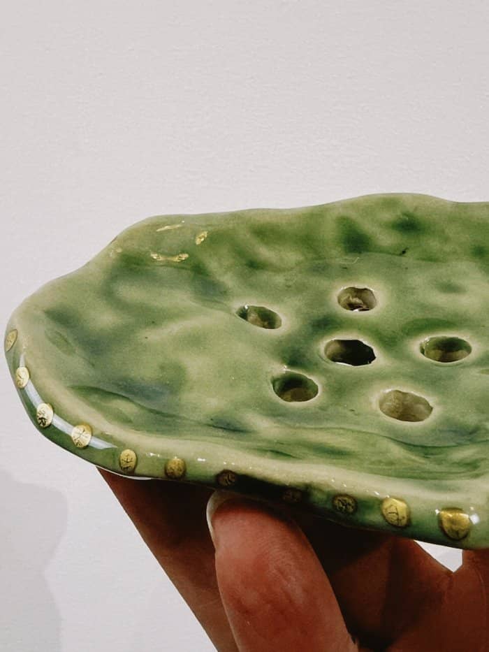 Helecho Soap Dish I - with gold lustre - Daisy Witch Club