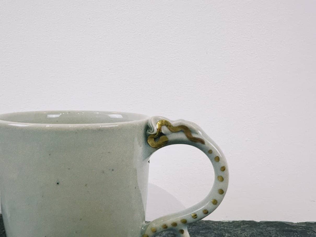 Salvia Coffee Mug with Gold Lustre - Daisy Witch Club