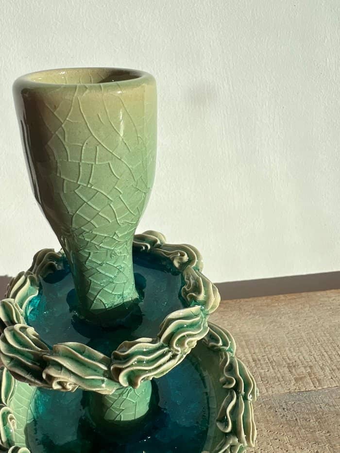 Laguna River Candlestick with Cake - Daisy Witch Club