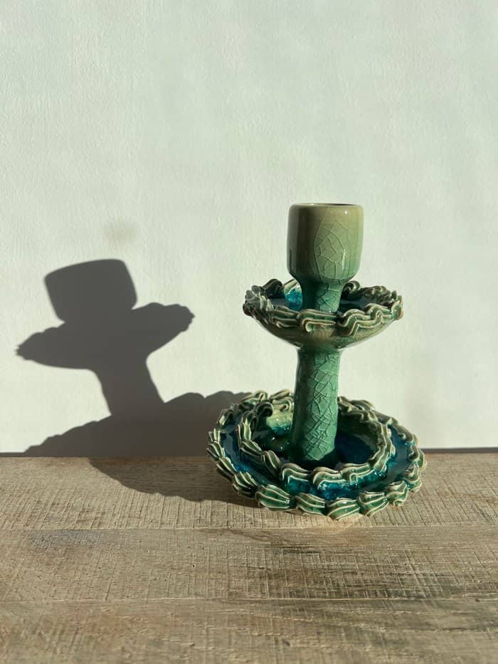 Laguna River Candlestick with Cake - Daisy Witch Club