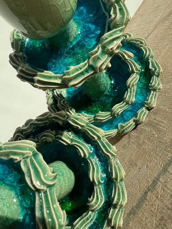 Laguna River Candlestick with Cake - Daisy Witch Club