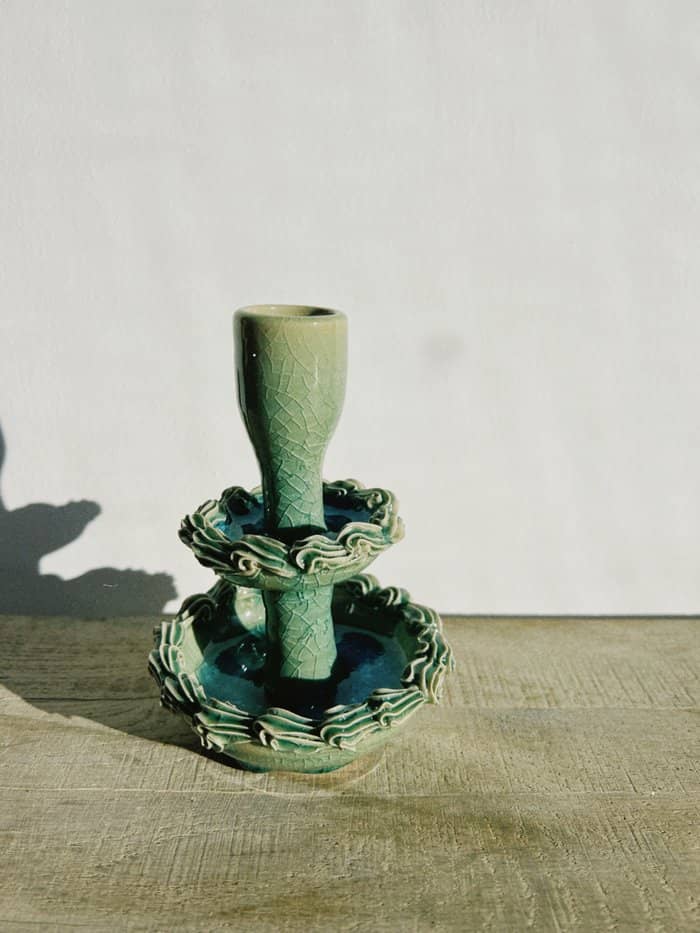 Laguna Coral Candlestick - Daisy Witch Club