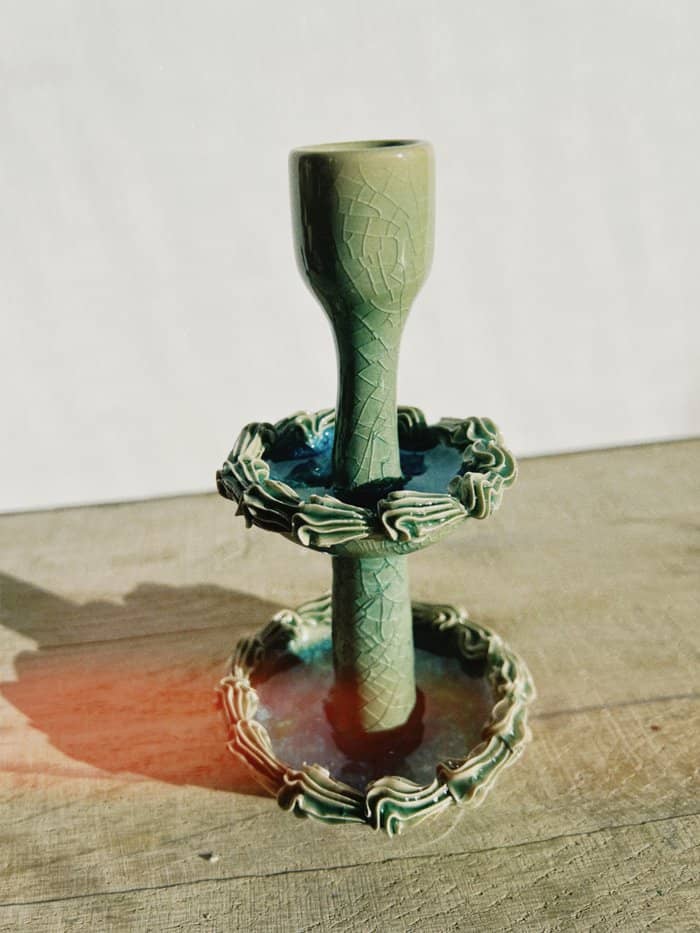 Laguna Candlestick With Cake - Daisy Witch Club