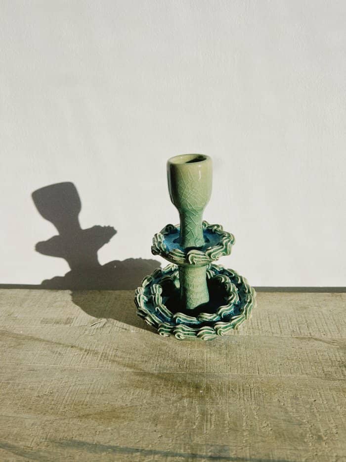 Laguna River Candlestick with Cake - Daisy Witch Club