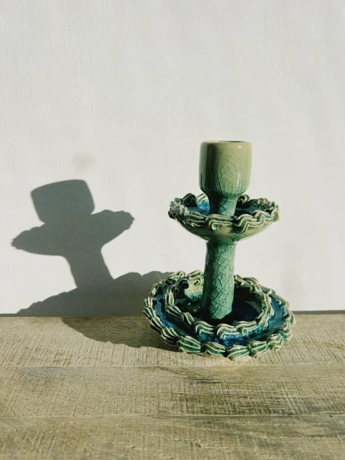 Laguna River Candlestick with Cake - Daisy Witch Club