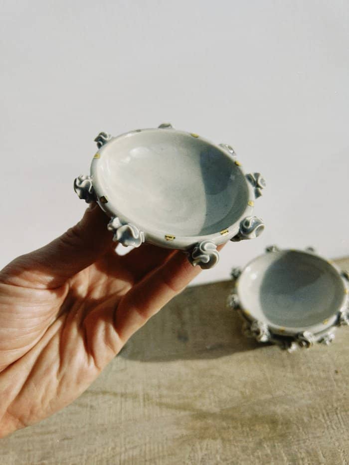 Neblina Trinket Bowl with Gold Lustre II - Daisy Witch Club