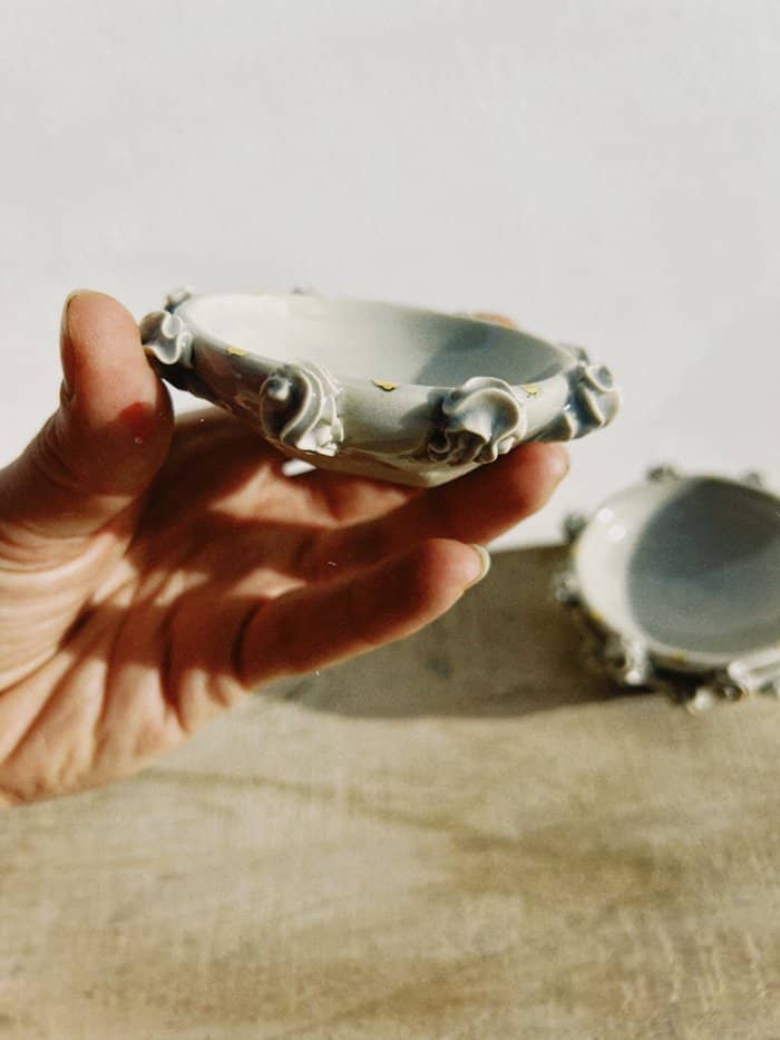 Neblina Trinket Bowl with Gold Lustre II - Daisy Witch Club
