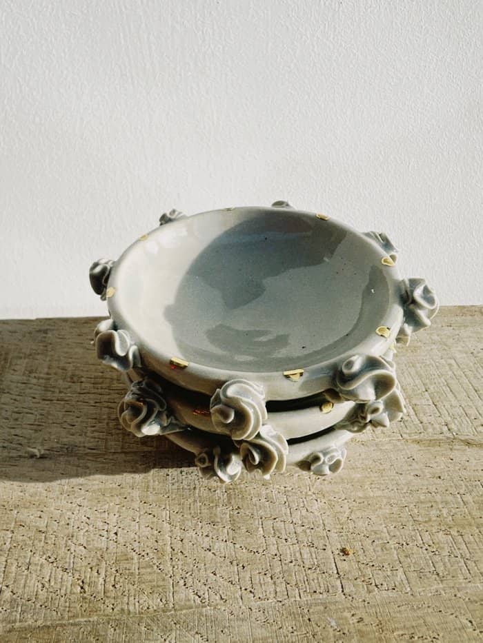 Neblina Trinket Bowl with Gold Lustre II - Daisy Witch Club